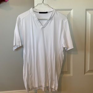 Men’s button v neck brand raffi